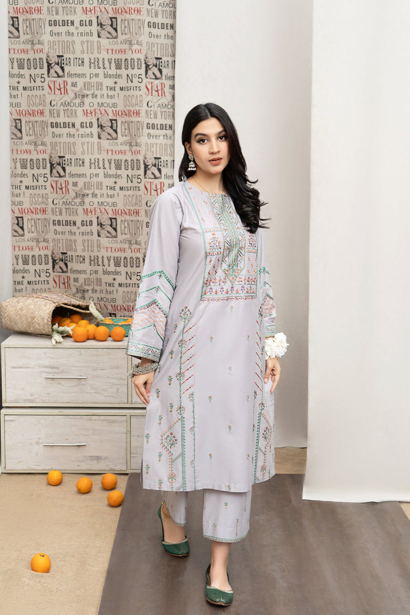URGE - 3PC LAWN EMBROIDERED FL-S108