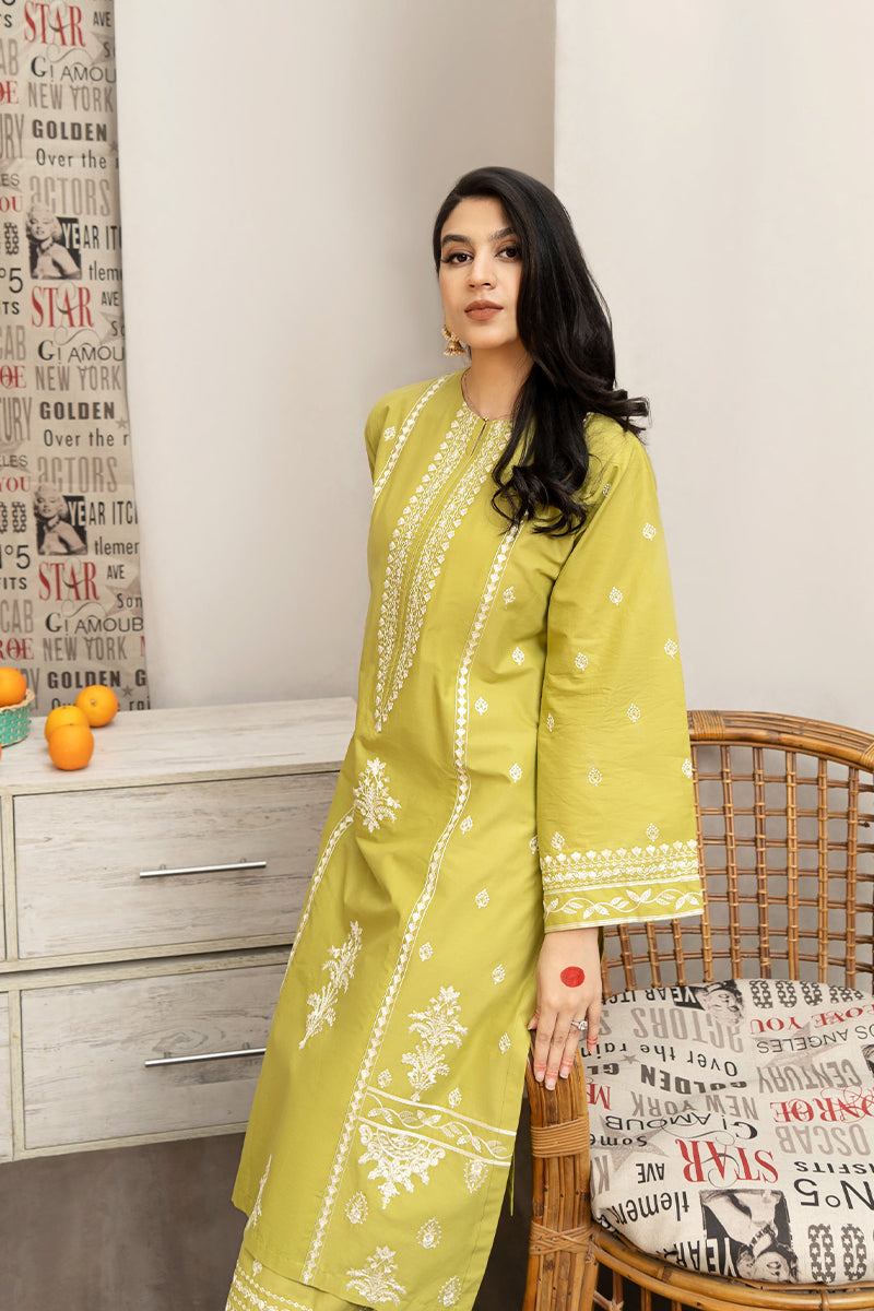 URGE - 3PC DHANAK EMBROIDERED FL-W110