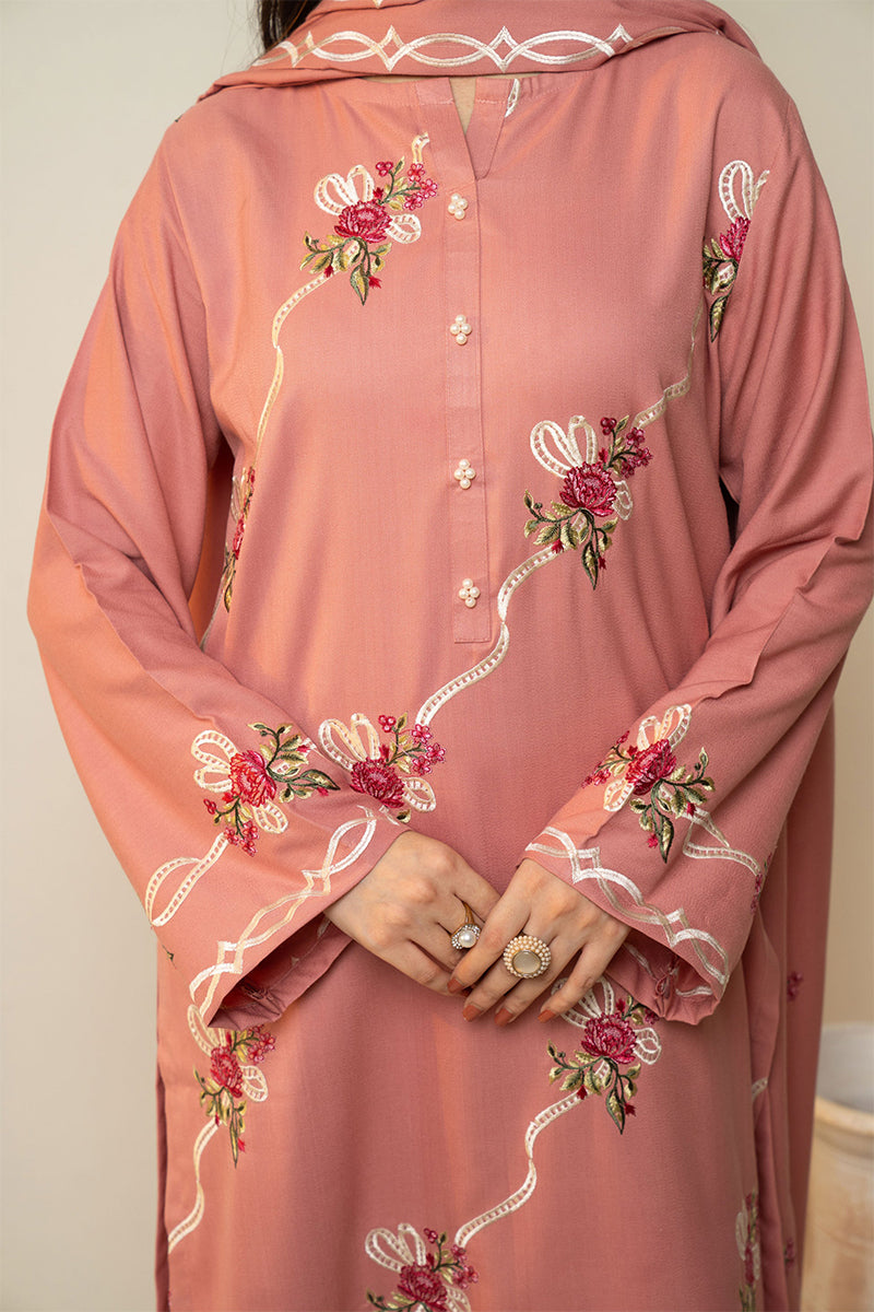 BATIK - 3PC DHANAK EMBROIDERED FL-W211