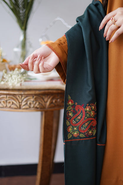 AISLING - 3PC DHANAK EMBROIDERED FL-W09