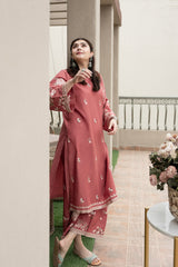 URGE - 2PC DHANAK EMBROIDERED FL-W128