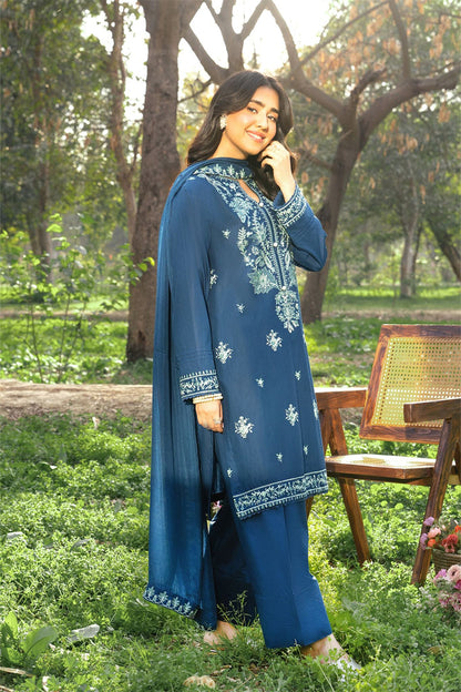PANACHE - 3PC DHANAK EMBROIDERED FL-W205