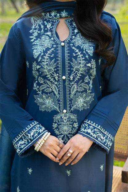 PANACHE - 3PC DHANAK EMBROIDERED FL-W205
