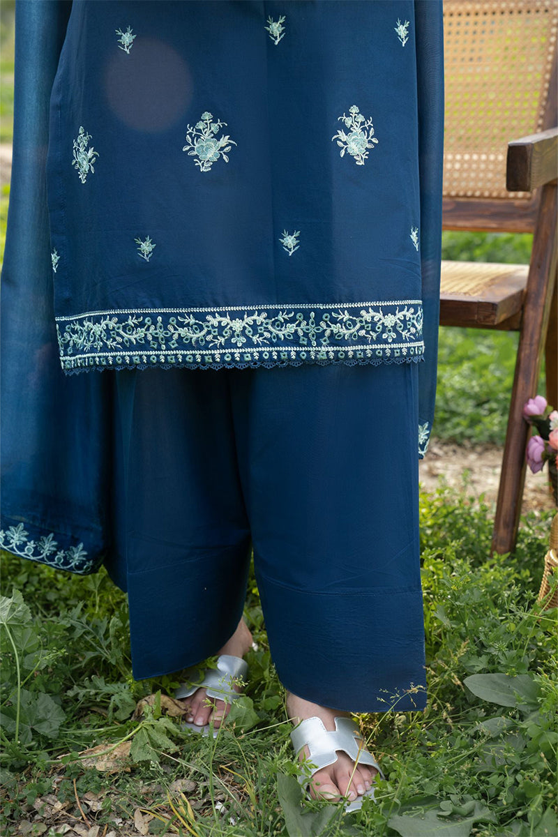 PANACHE - 3PC DHANAK EMBROIDERED FL-W205