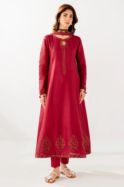 JAZMIN - 3PC LAWN EMBROIDERED FL-238