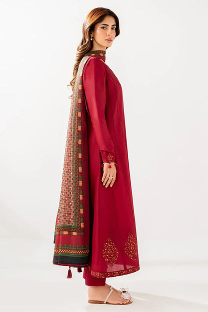 JAZMIN - 3PC LAWN EMBROIDERED FL-238