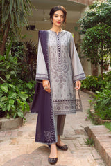 JAZMIN 3PC DHANAK EMBROIDERED FL-W34