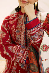 ZARA SHAH JAHAN - 3PC DHANAK EMBROIDERED FL-W130