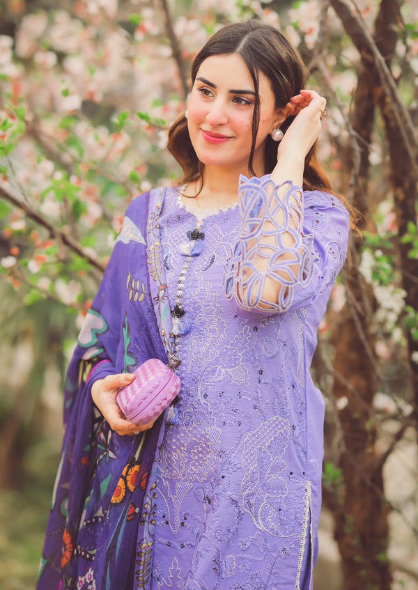 MUSHQ - 3PC DHANAK EMBROIDERED FL-94