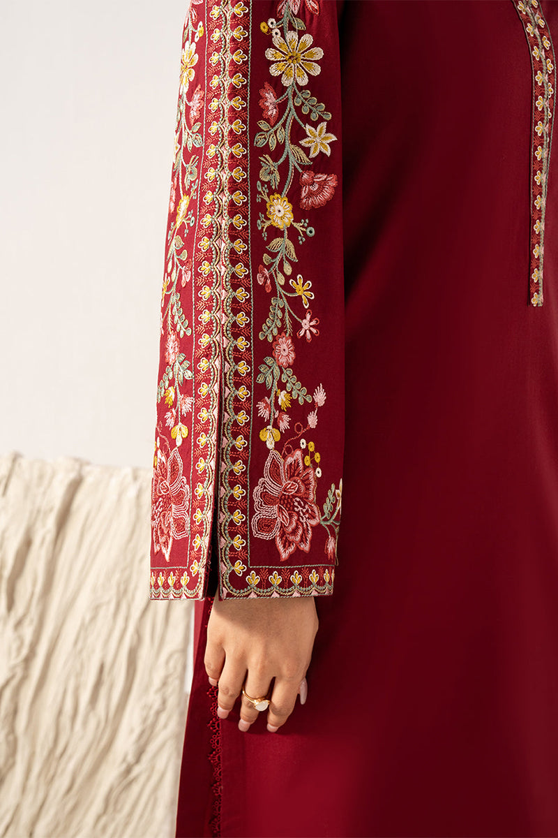 IZEL - 2PC DHANAK EMBROIDERED FL-W208