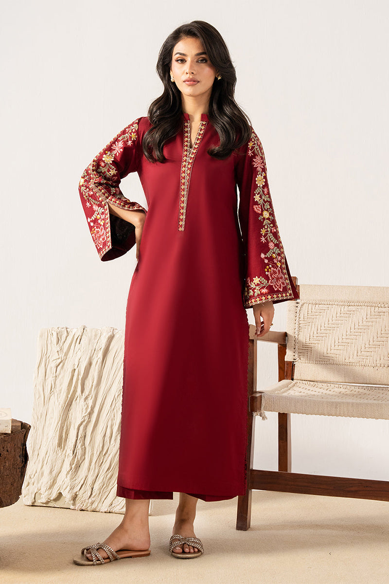 IZEL - 2PC DHANAK EMBROIDERED FL-W208