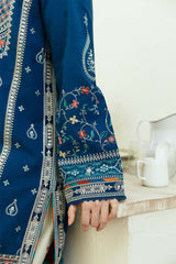 ZARA SHAH JAHAN - 3PC DHANAK EMBROIDERED FL-W131