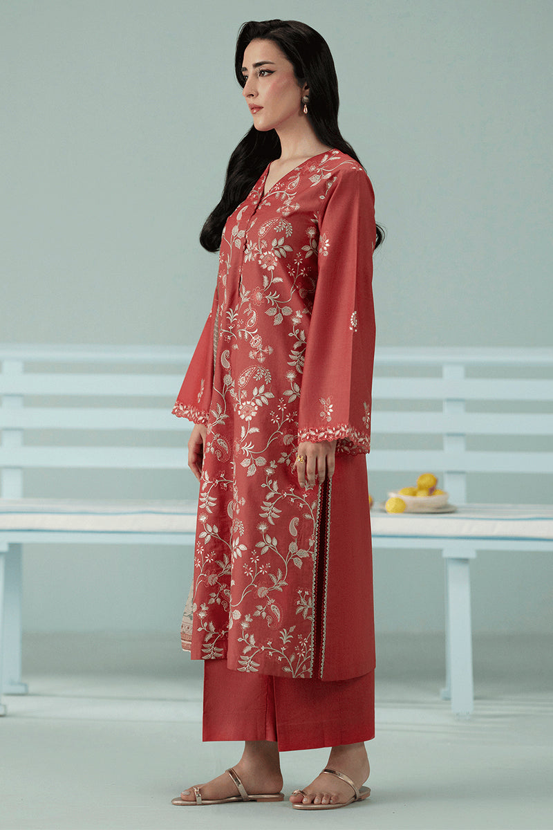 SERAN - 3PC DHANAK EMBROIDERED FL-W202