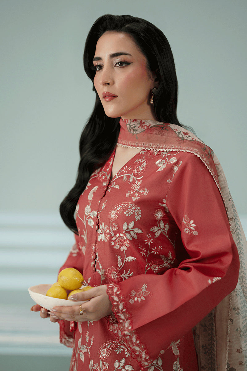 SERAN - 3PC DHANAK EMBROIDERED FL-W202