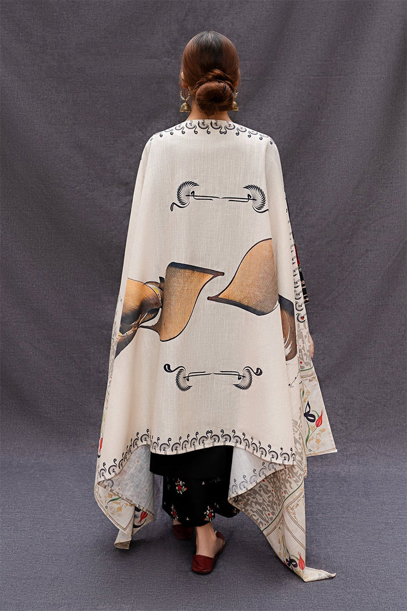URGE - 3PC DHANAK EMBROIDERED FL-W141
