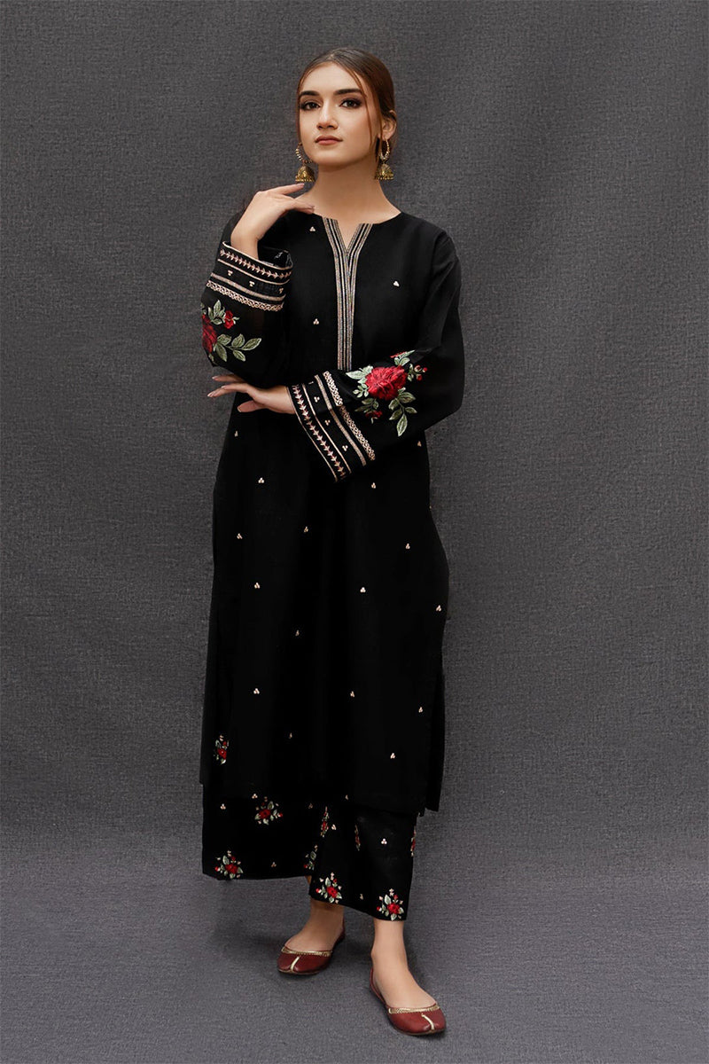 URGE - 3PC DHANAK EMBROIDERED FL-W141
