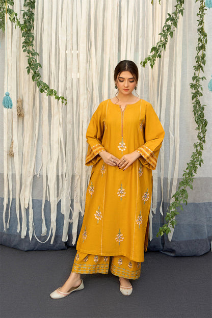 URGE - 3PC DHANAK EMBROIDERED FL-W159