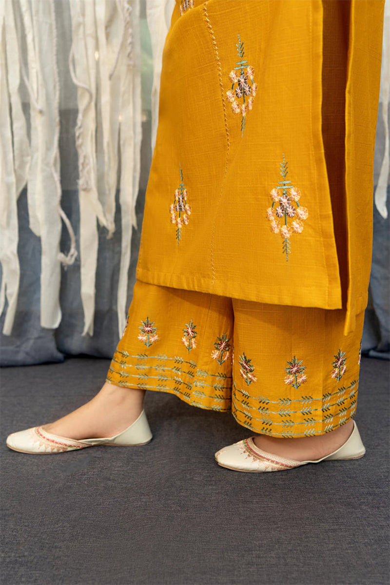 URGE - 3PC DHANAK EMBROIDERED FL-W159