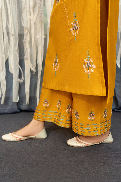 URGE - 3PC DHANAK EMBROIDERED FL-W159