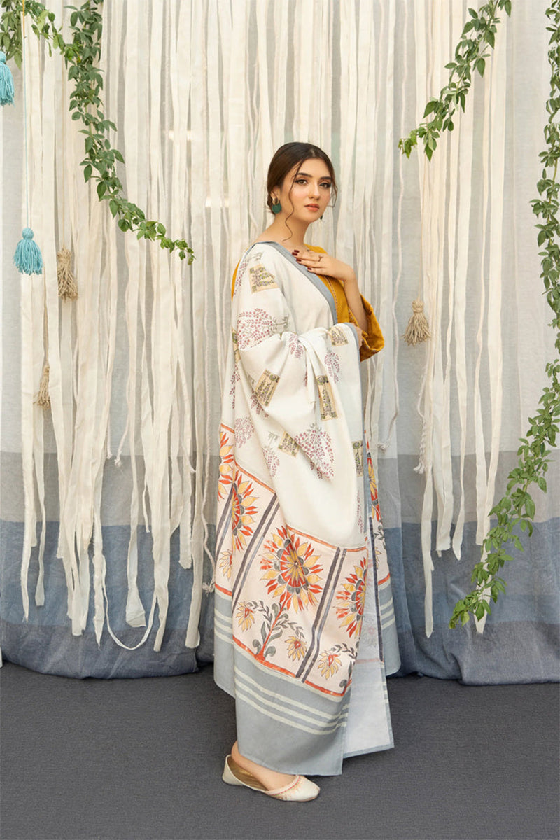 URGE - 3PC DHANAK EMBROIDERED FL-W159