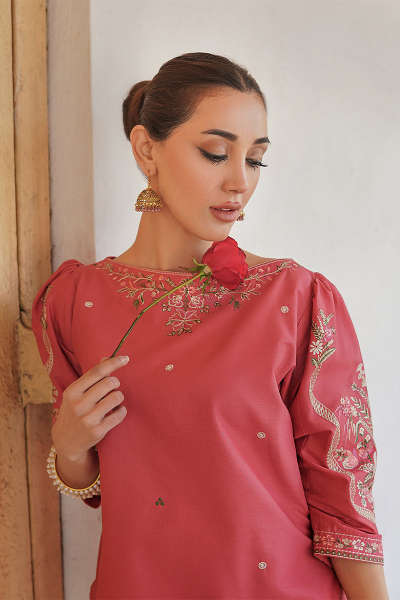 URGE - 2PC DHANAK EMBROIDERED FL-W207