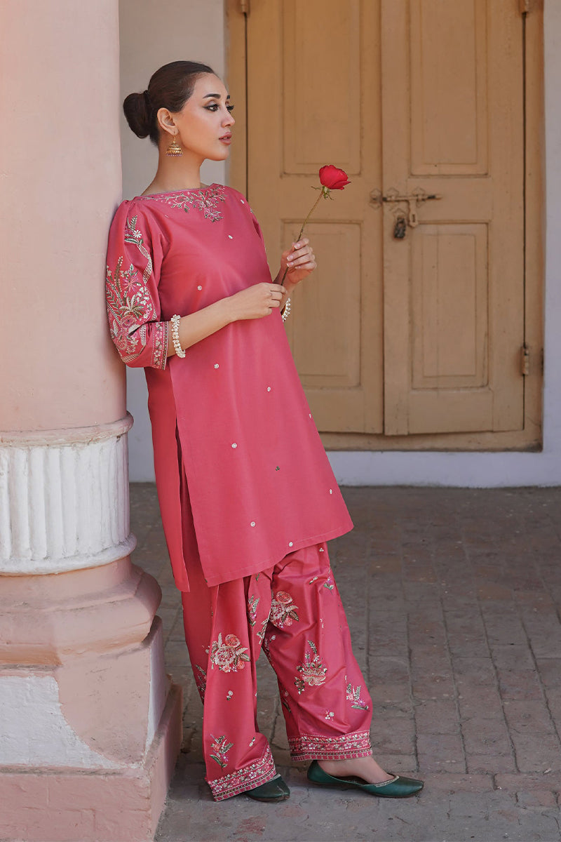 URGE - 2PC DHANAK EMBROIDERED FL-W207