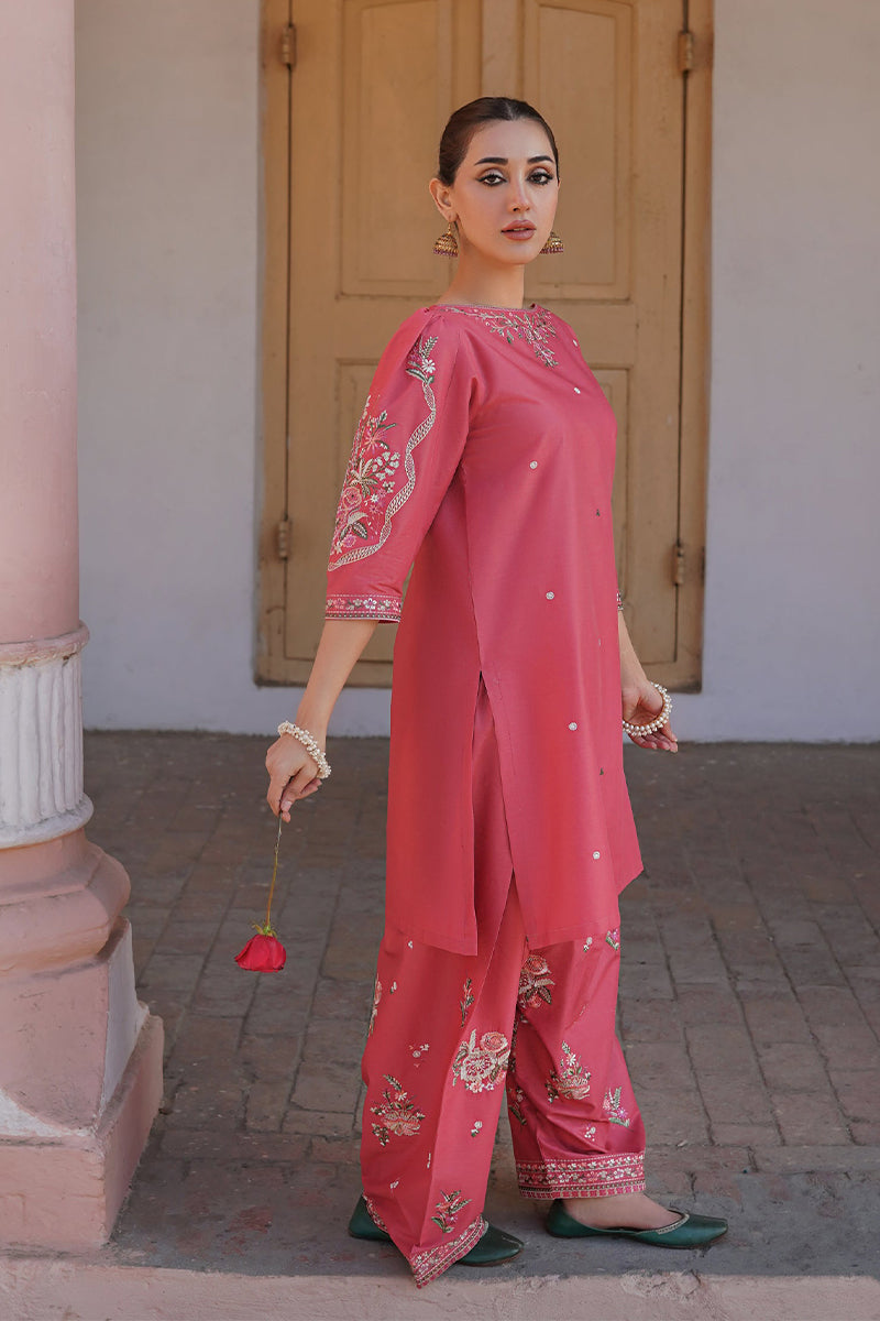 URGE - 2PC DHANAK EMBROIDERED FL-W207