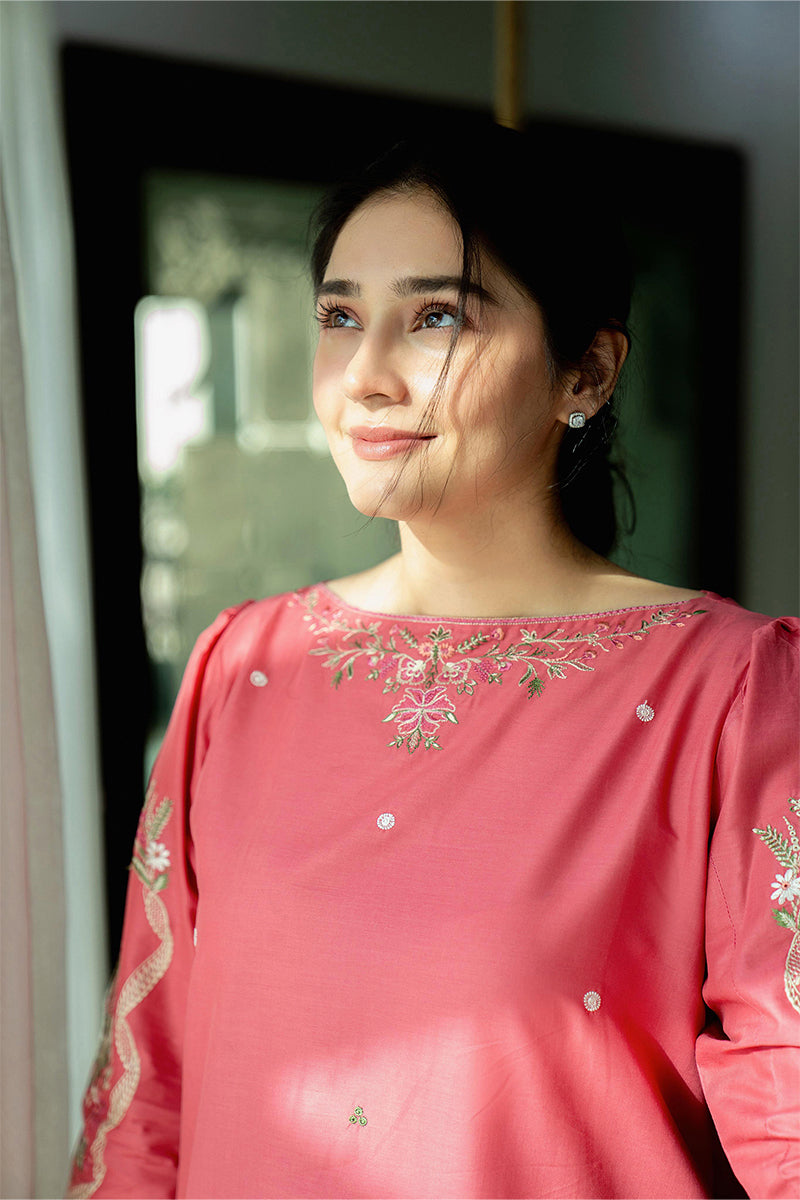 URGE - 2PC DHANAK EMBROIDERED FL-W207