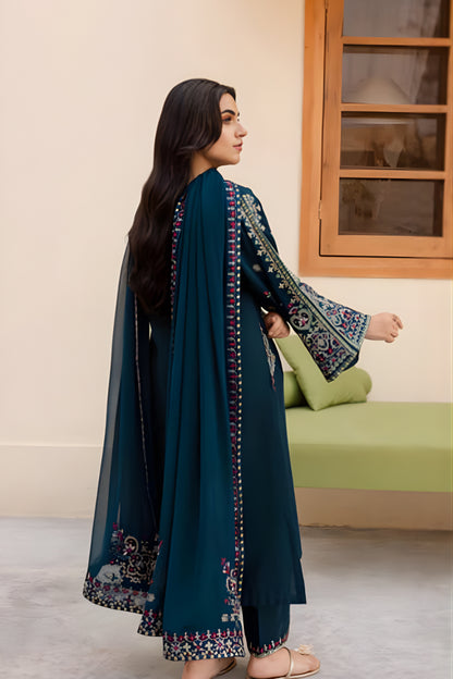 BATIK - 3PC DHANAK EMBROIDERED FL-W170