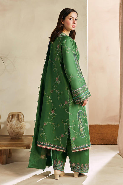 ZARA SHAH JAHAN - 3PC DHANAK EMBROIDERED FL-W81G