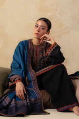 ZARA SHAH JAHAN - 3PC DHANAK EMBROIDERED FL-W143