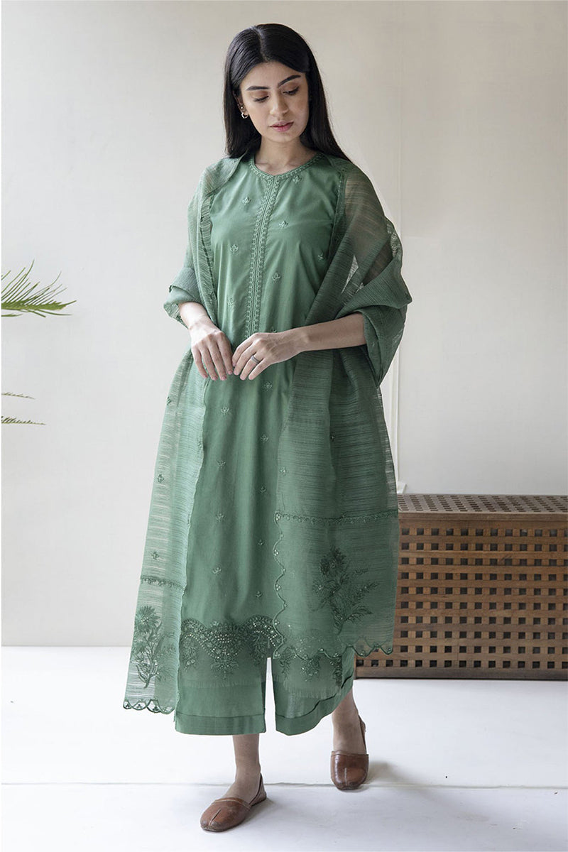 DYOT - 3PC Cambric Embroidered FL-S23