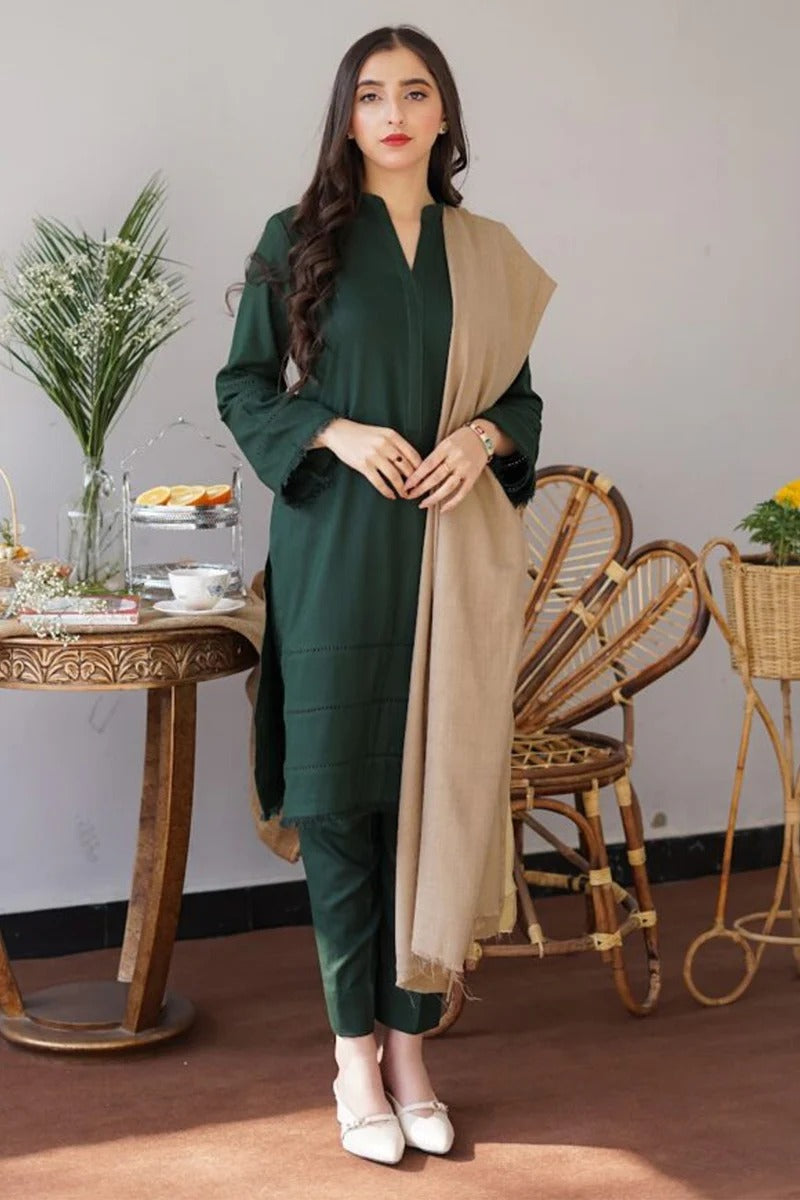 AISLING - 3PC DHANAK EMBROIDERED FL-W46
