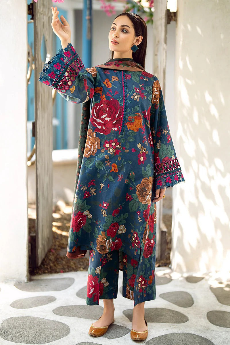 BAROQUE - 3PC KARANDI PRINTED FLKP-08